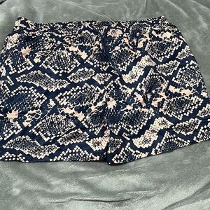 navy blue snakeskin swim trunks